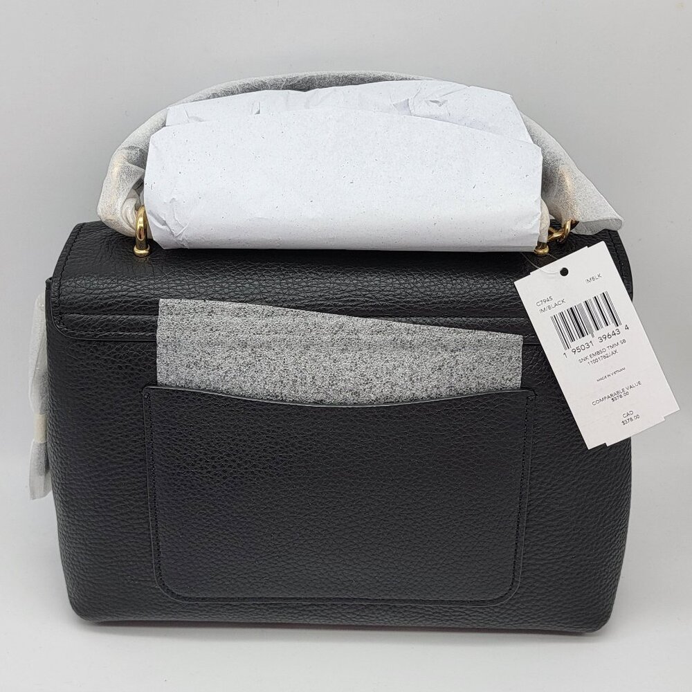 Coach Tammie Shoulder Bag C7945 Black - Picture 2 of 9